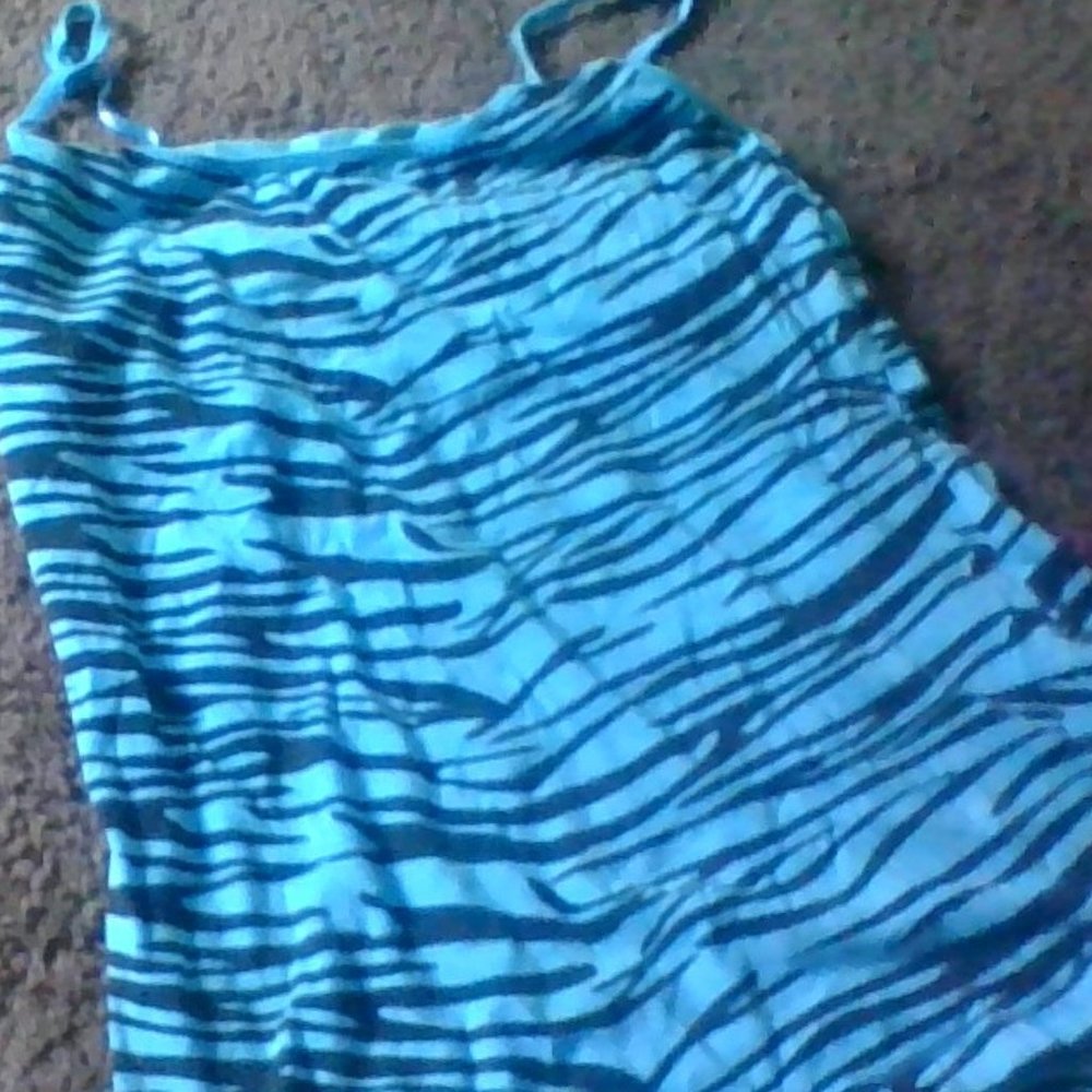 Zebra Cami tanktop, Washed